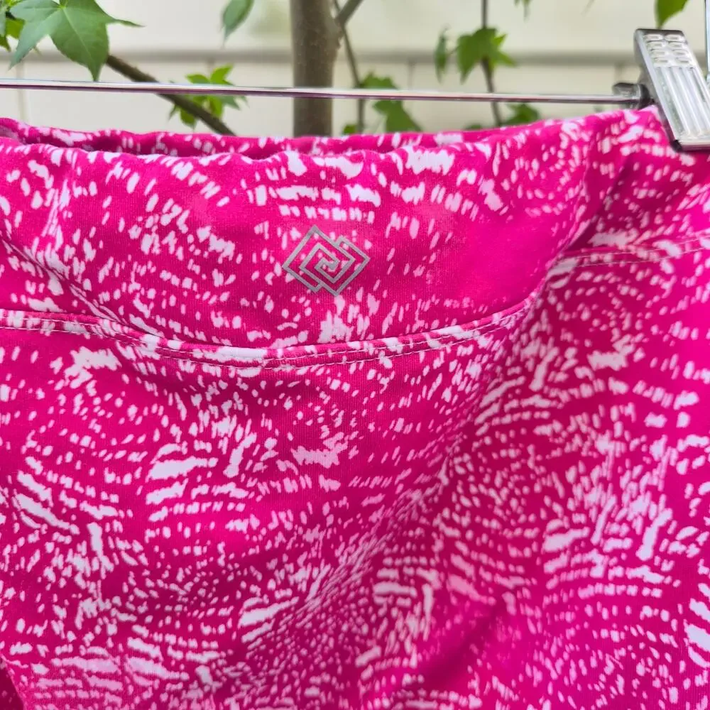 Zelos Womens Large Pink Abstract Print‎ Performance Skort - Picture 5 of 7
